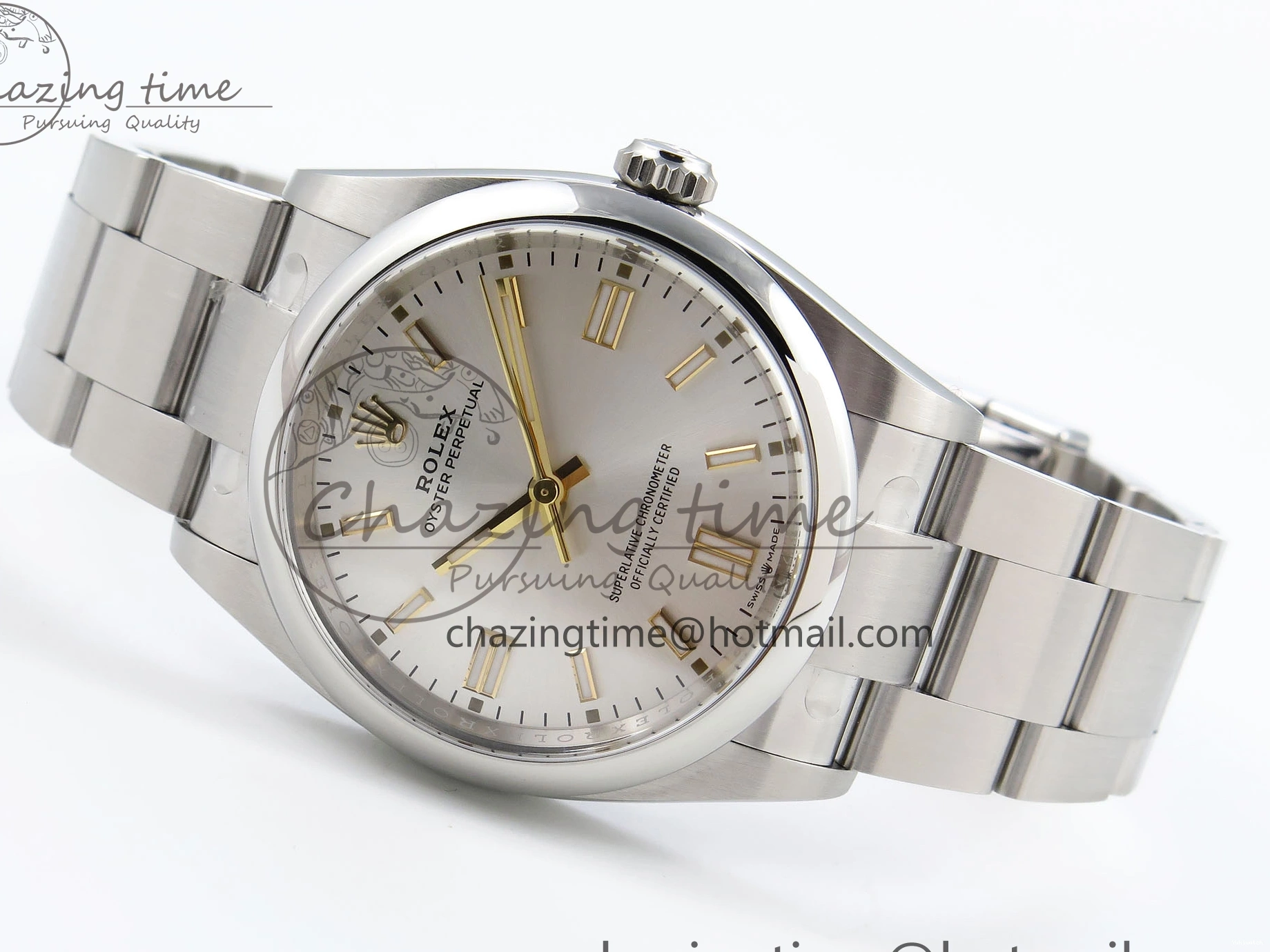 Perpetual Clean 36mm 1:1 Best Oyster Edition VR3230 Steel Silver Dial 126000 Bracelet on SS 904L 0519